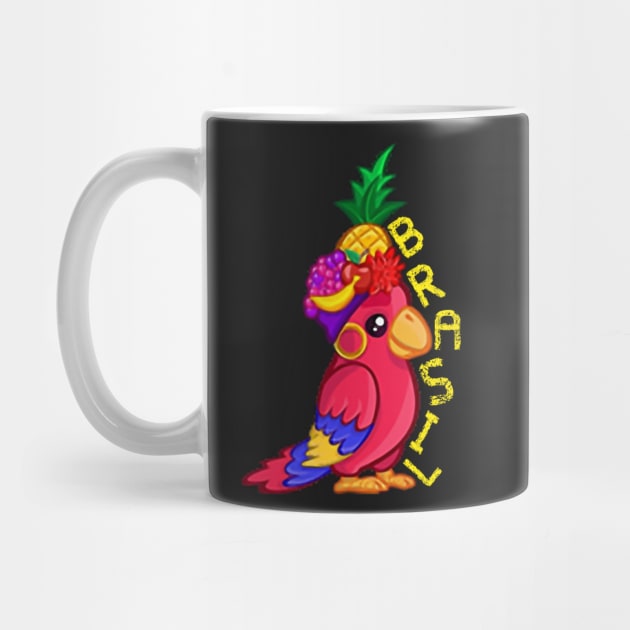 Brazil Brasil Carmen Miranda Parrot Hispanic Spanish Teacher Food Culture by hispanicworld